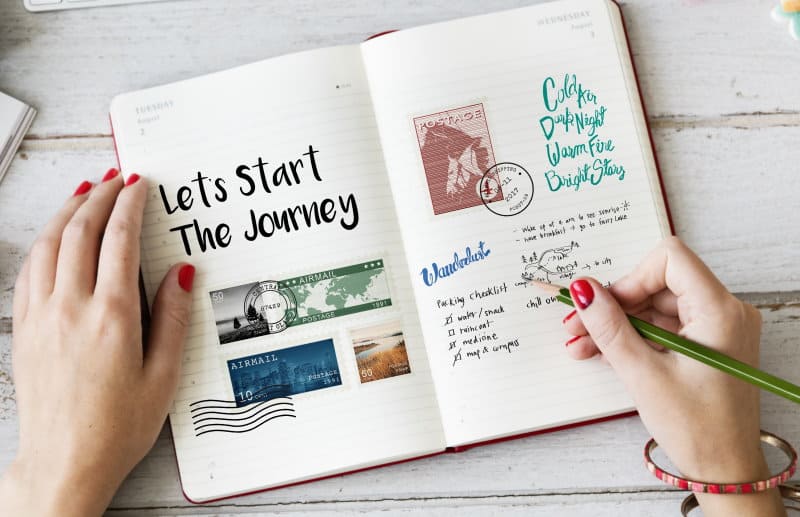 Bucket List für die eigenen Lebensziele